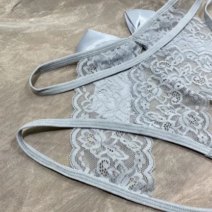 Plus Size G-string with Big Bowknot Back Design - Image 10