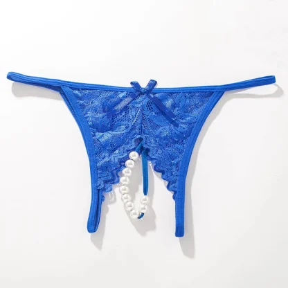Transparent Lace with Beaded Crotch Design - Image 6