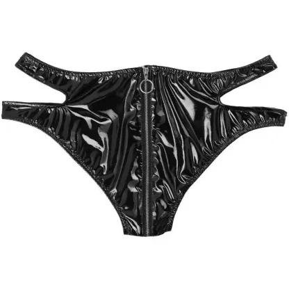 Sleek Cutout Panty with Zip Crotch - Image 6
