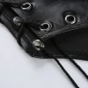 Halter Bodysuit with Hollow-out Rivet Design - Image 5