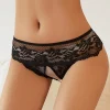 Plus Size Panty with See-through Lace - Image 8
