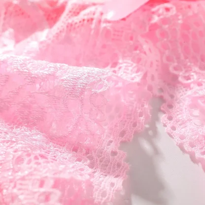 Sultry Open Crotch Panty with Floral Lace - Image 6