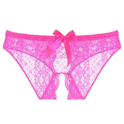Seductive Crotchless Panties with Bowknot - Image 4