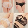 Floral Sheer Lace Panty with Open Crotch - Image 10
