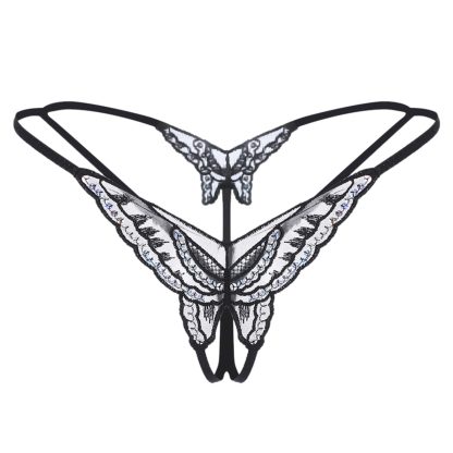 Embroidered G-strings with Butterfly Design - Image 2