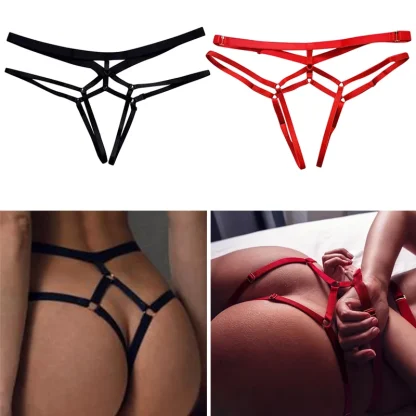 Crotchless Multi Strap Sexy G-string - Image 5