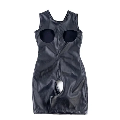 Seductive Cutouts Bodysuit with Lace-up Design - Image 5