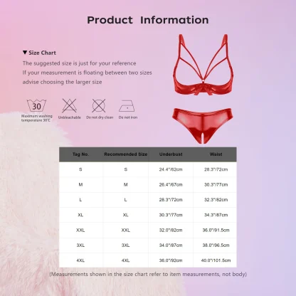 Open Cup Lingerie with Strappy Detailing - Image 15