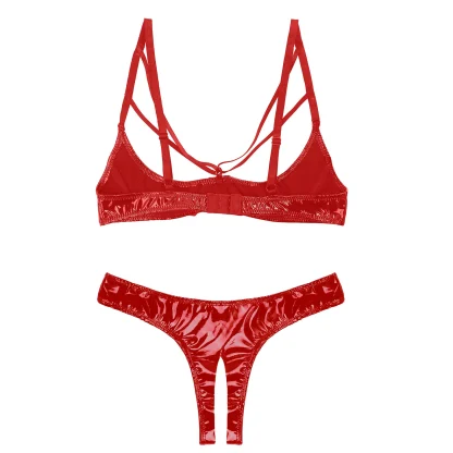 Open Cup Lingerie with Strappy Detailing - Image 9