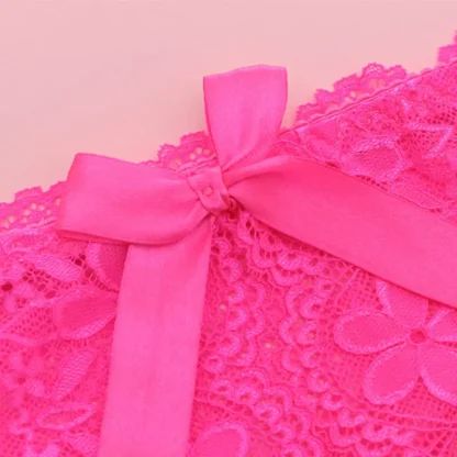 Seductive Crotchless Panties with Bowknot - Image 13