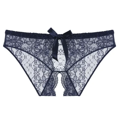 Seductive Crotchless Panties with Bowknot - Image 5