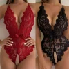 Sexy See-through Teddies with Lace Design - Image 6