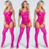 Daring Bodystocking with Suspender Design - Image 9